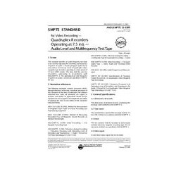 SMPTE 11-1995 (Archived 2003)