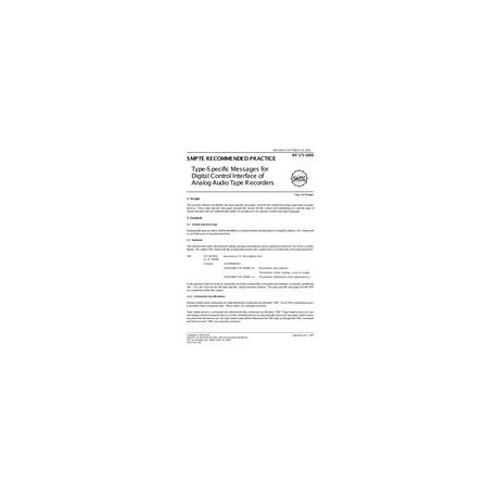 SMPTE RP 171-1993 (Archived 2003)