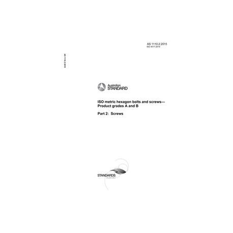AS 1110.2:2015