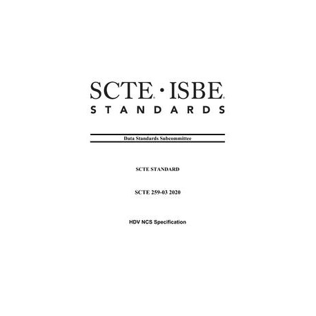 SCTE 259-03 2020