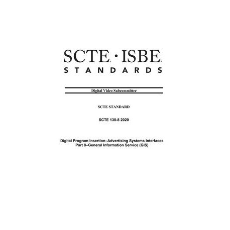SCTE 130-8 2020
