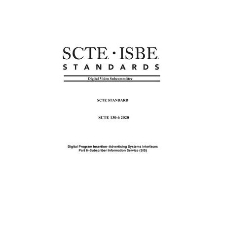 SCTE 130-6 2020