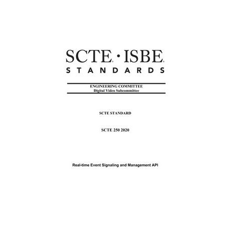 SCTE 250 2020
