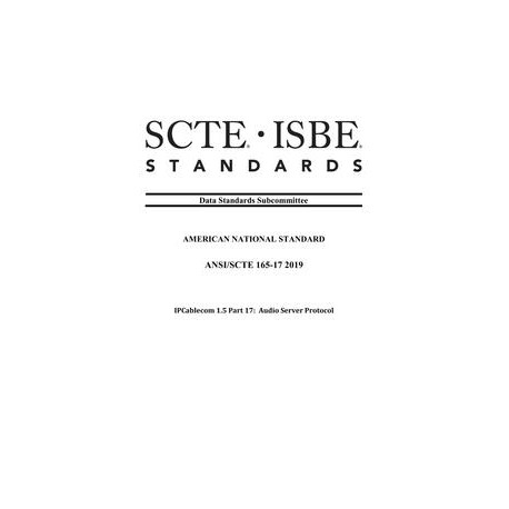 SCTE 165-17 2019