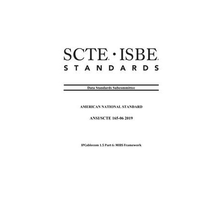 SCTE 165-06 2019