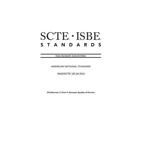 SCTE 165-04 2019