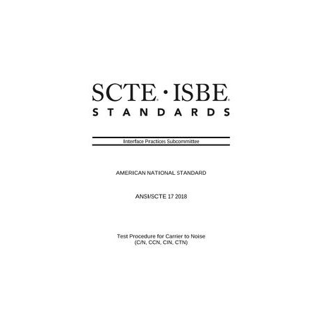 SCTE 17 2018