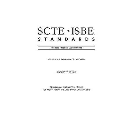 SCTE 13 2018