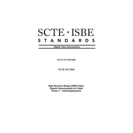 SCTE 247 2018