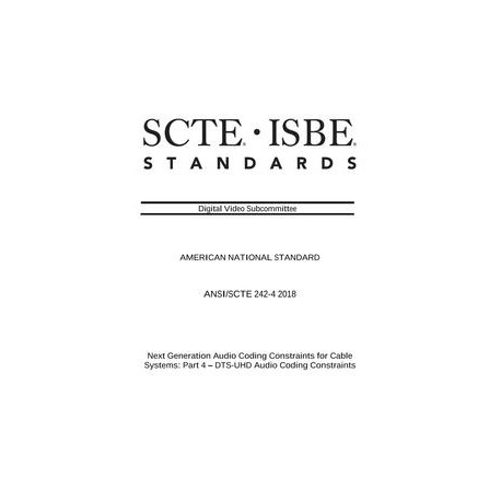 SCTE 242-4 2018