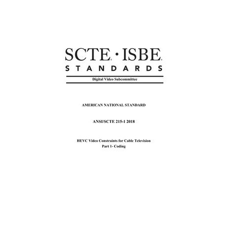 SCTE 215-1 2018