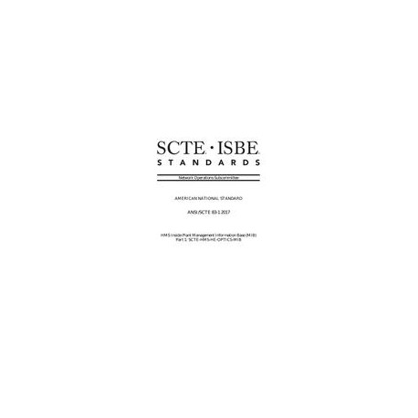 SCTE 83-1 2017