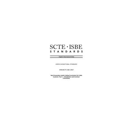 SCTE 242-1 2017