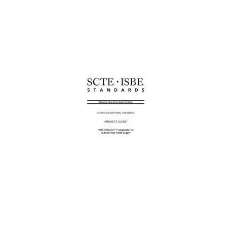 SCTE 112 2017
