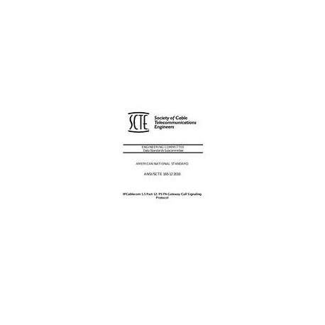 SCTE 165-12 2016