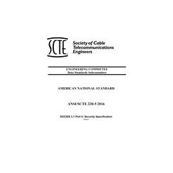 SCTE 220-5 2016