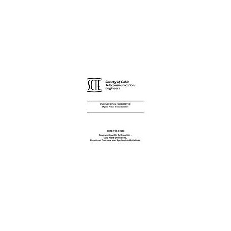 SCTE 118-1 2006