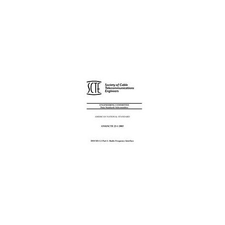 SCTE 23-1 2005