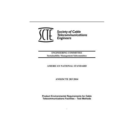 SCTE 203 2019