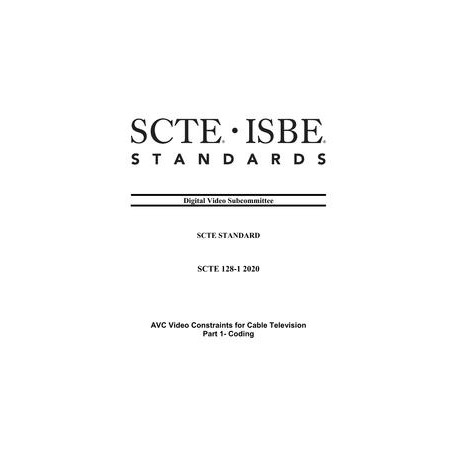 SCTE 128-1 2020