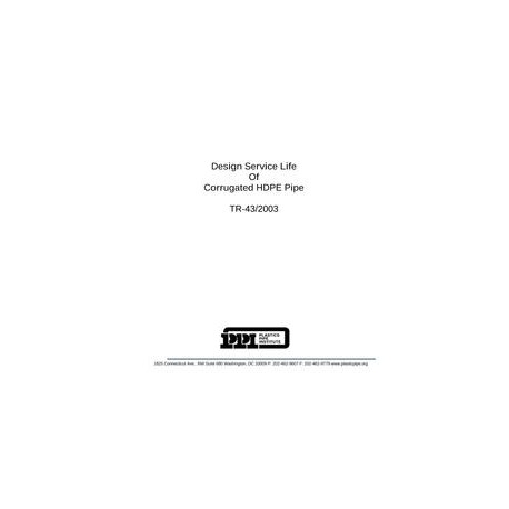 PPI TR-43 2003